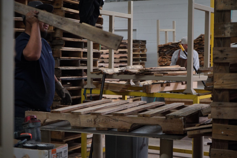 Repaired/Rebuilt Pallets Pallets Plus DFW