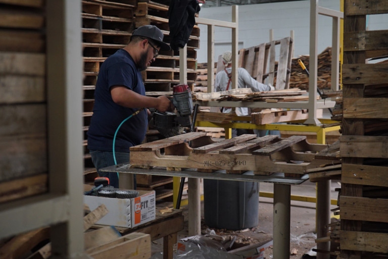 Repaired/Rebuilt Pallets Pallets Plus DFW